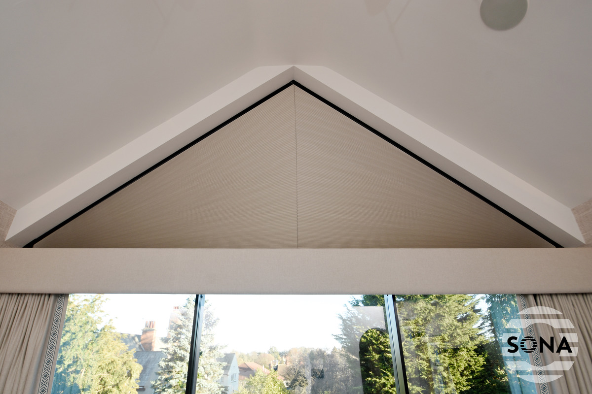 Sona Unveils Patented SonaApex Blinds for Seamless Shading of Unique Glazing