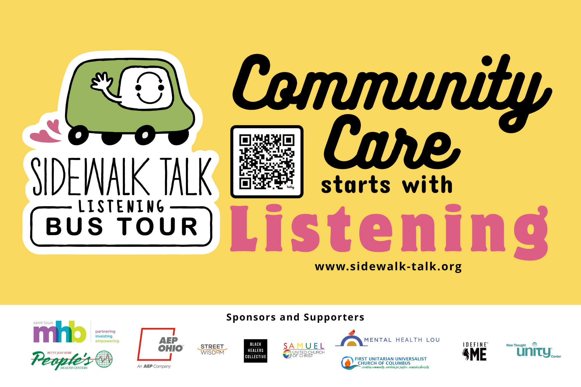 10 Years. 156 Chapters. 20 Million Reached. Sidewalk Talk’s Listening Bus Tour Hits the Road May 5th to Heal a Disconnected Nation