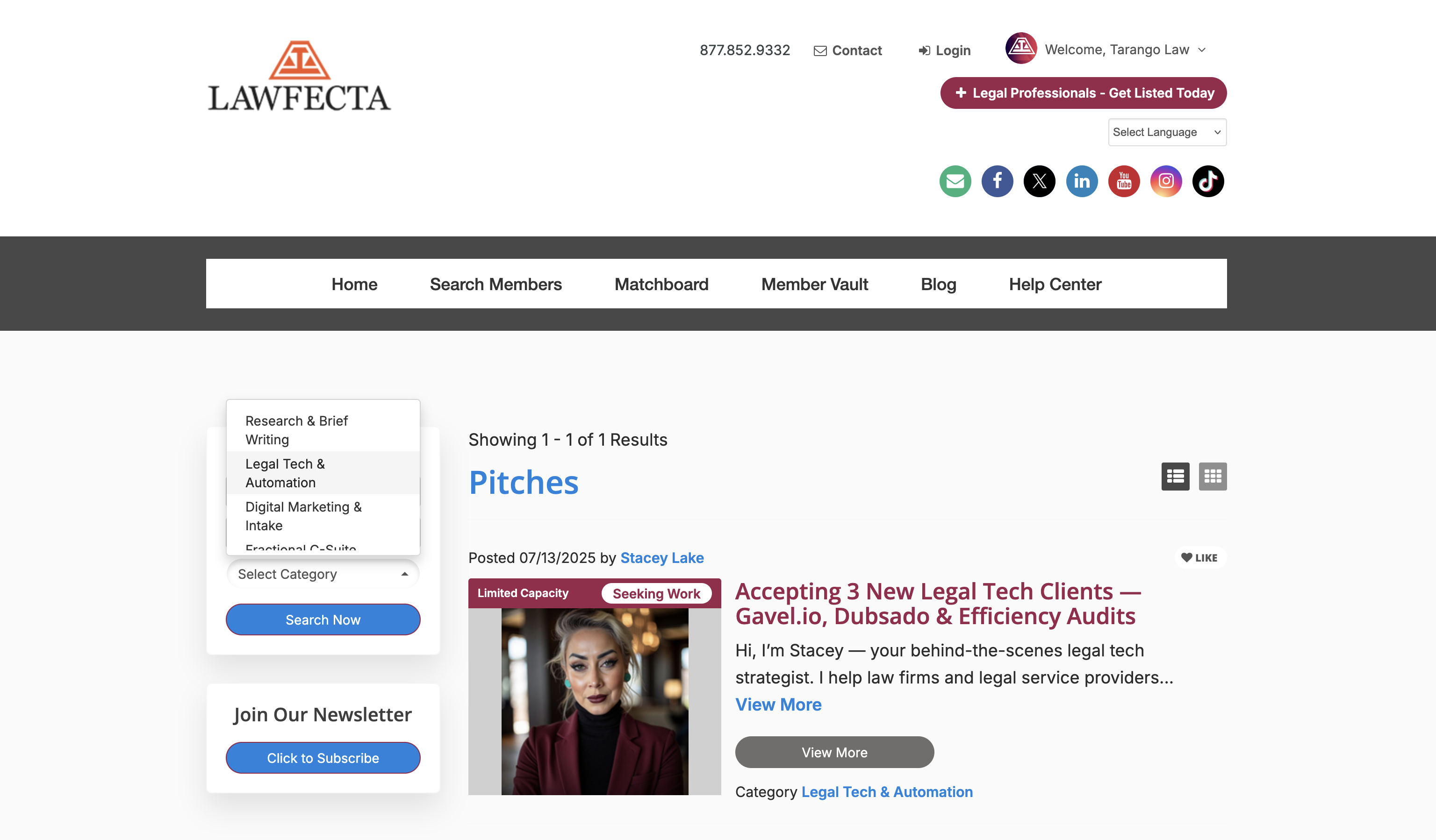 Lawfecta announces Lawfecta Launches Pitches and PitchFusion to Help Law Firms Hire Smarter, Lower Costs, and Serve More Clients
