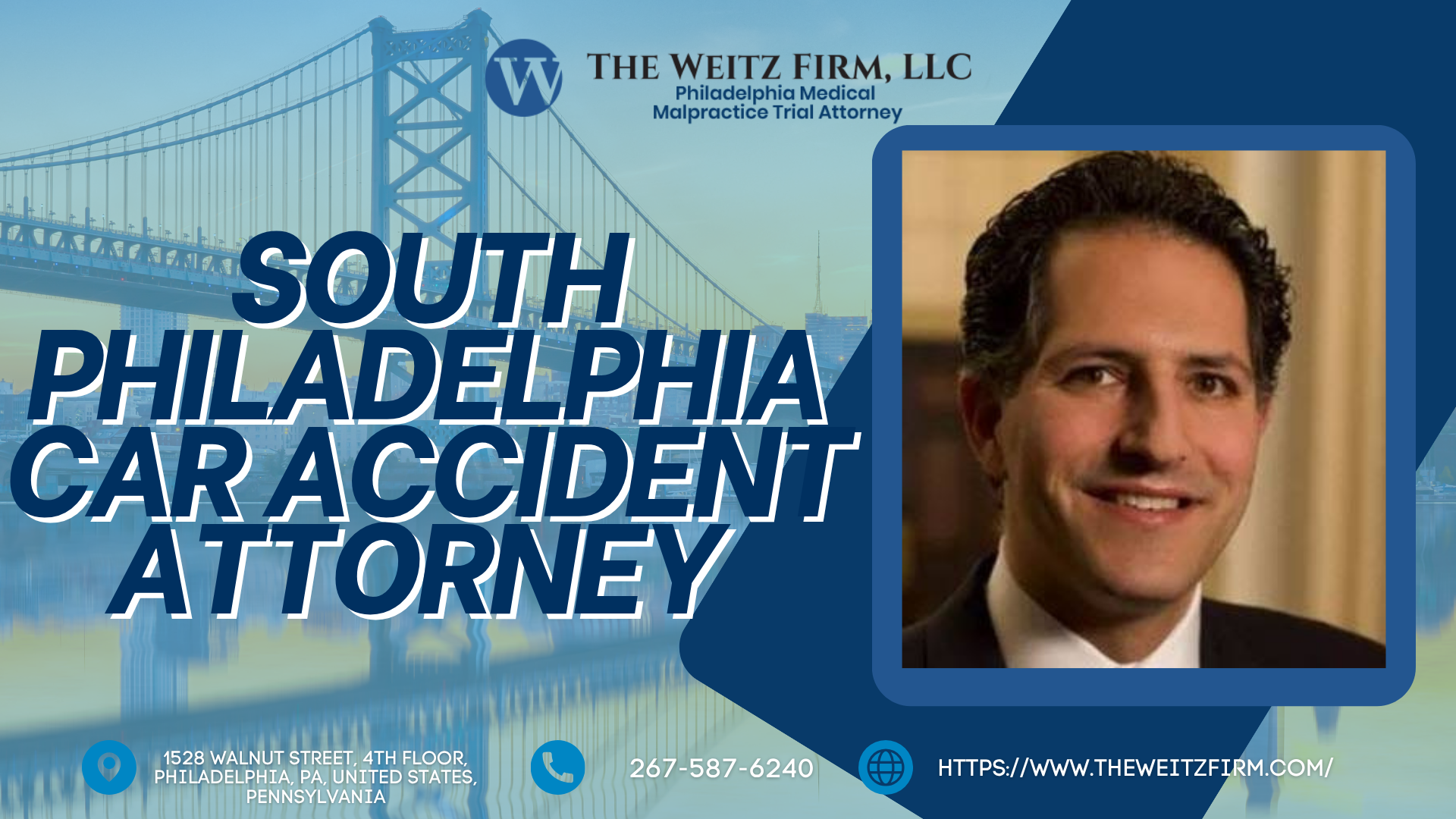 New Car Accident Representation from The Weitz Firm in South Philadelphia and Bella Vista - Free Consults for Collisions