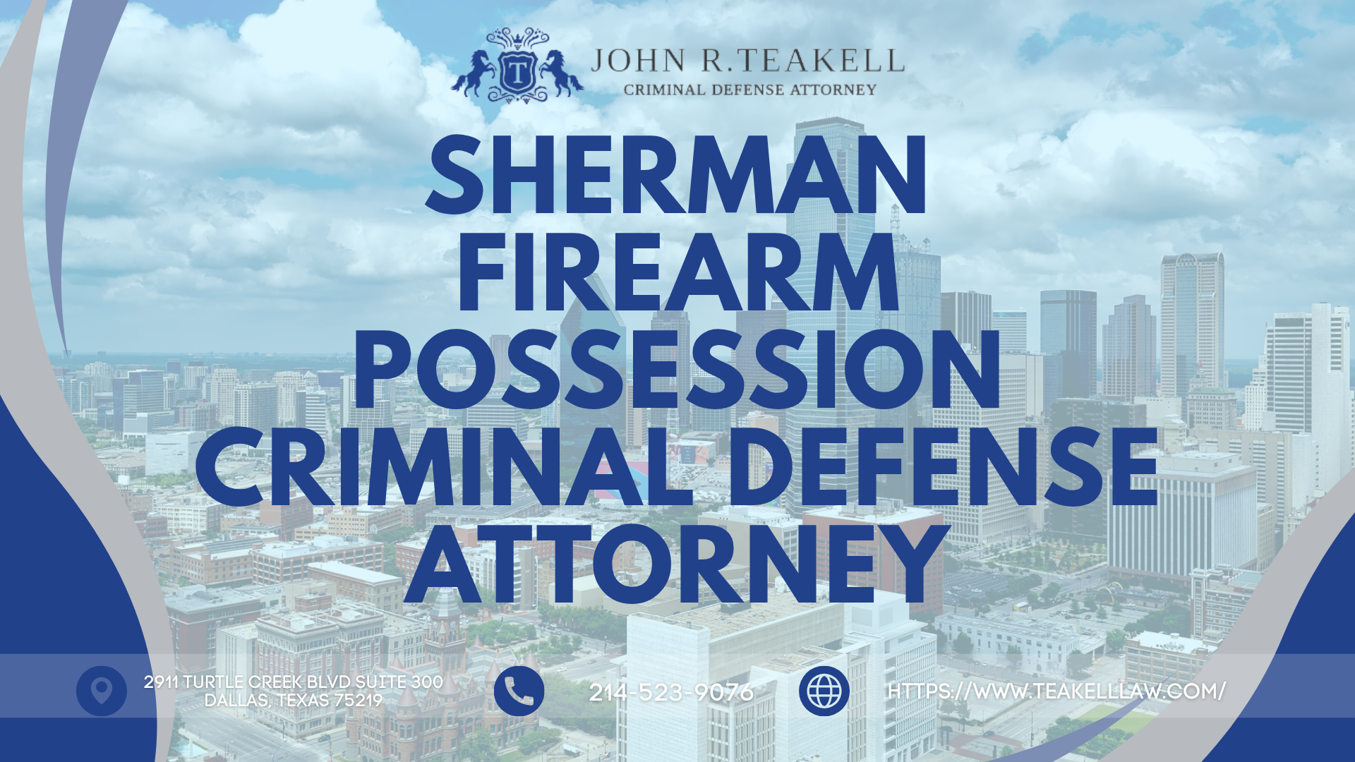 Abilene and Sherman See Uptick in Federal Drug Manufacturing and Firearm Possession Cases as DFW Criminal Defense Attorney Teakell Law Expands Regional Reach