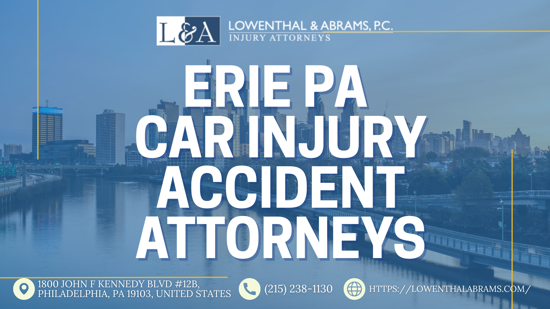 Car Accident Representation Grows in Erie and Millcreek as Lowenthal & Abrams Tackles Collision Claims across PA