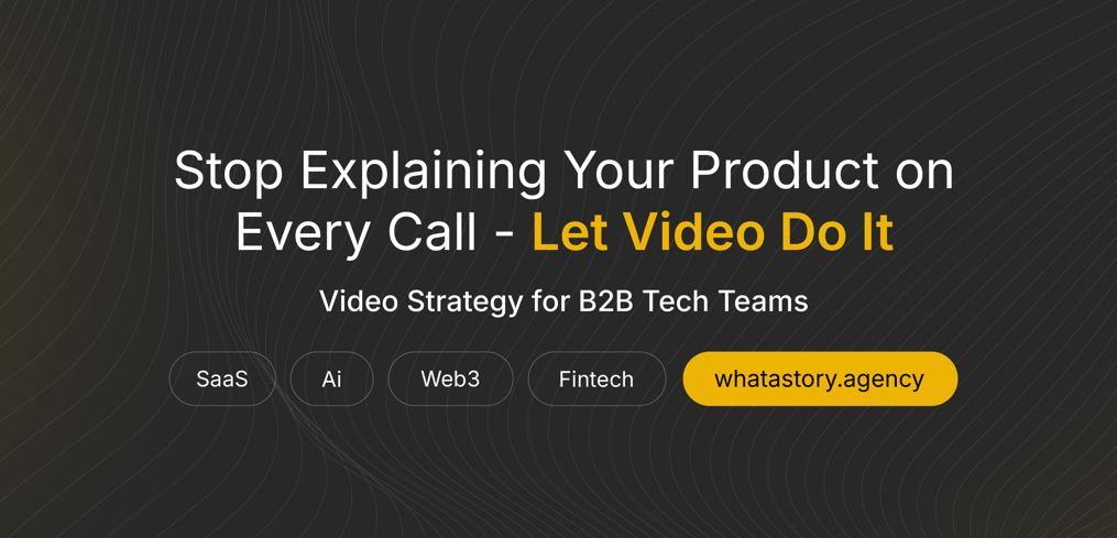 What a Story Named Best Explainer Video Company by an B2B Agency Rating Platform