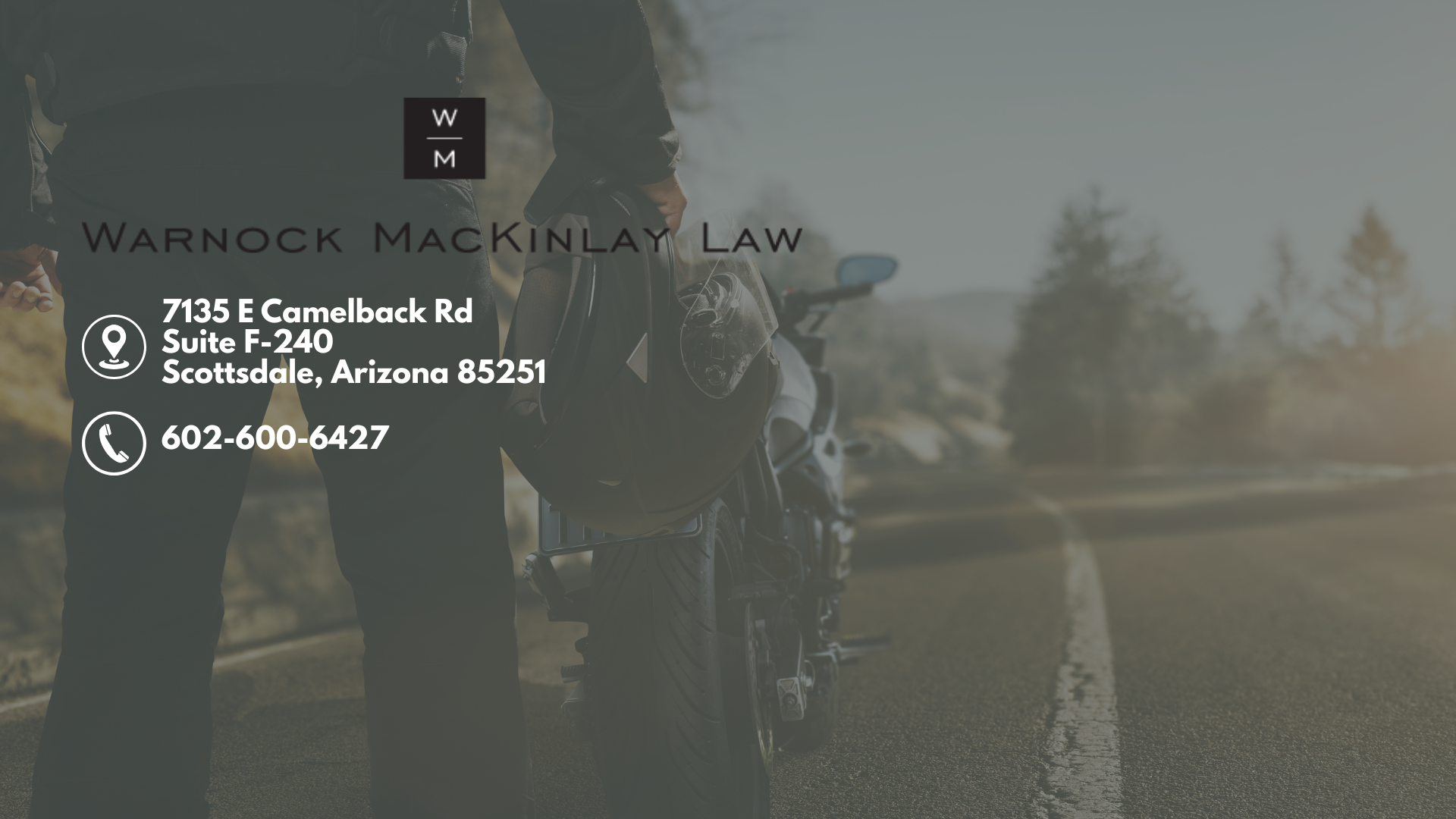 Mesa AZ Injury Attorneys at Warnock Law Offer Legal Help for Motorcycle, Commercial Truck Crashes in Glendale & Tempe
