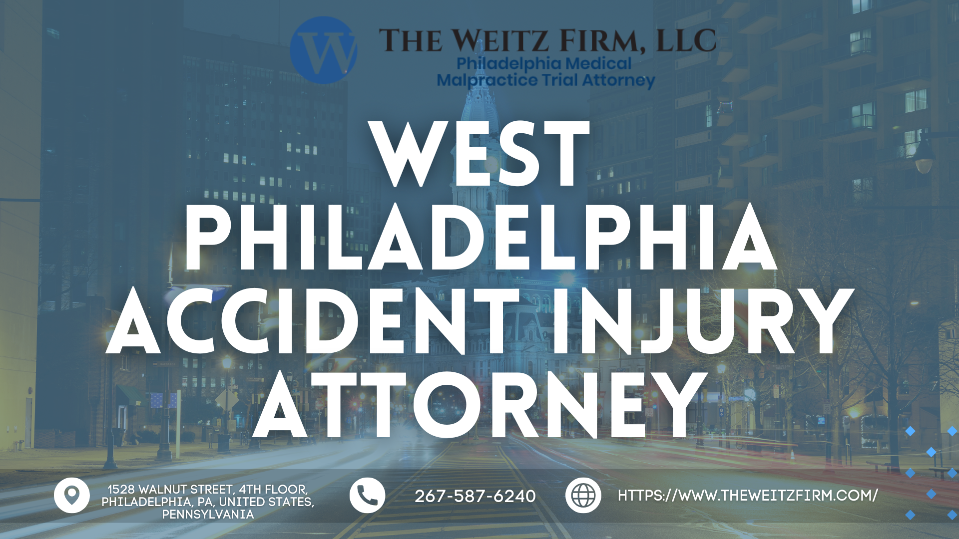 The Weitz Firm Now Offers Car Accident Help in West Philadelphia and University City - Free Consults for Collisions
