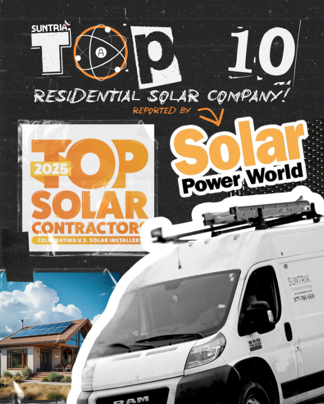 Suntria Named a 2025 Top Solar Contractor by Solar Power World
