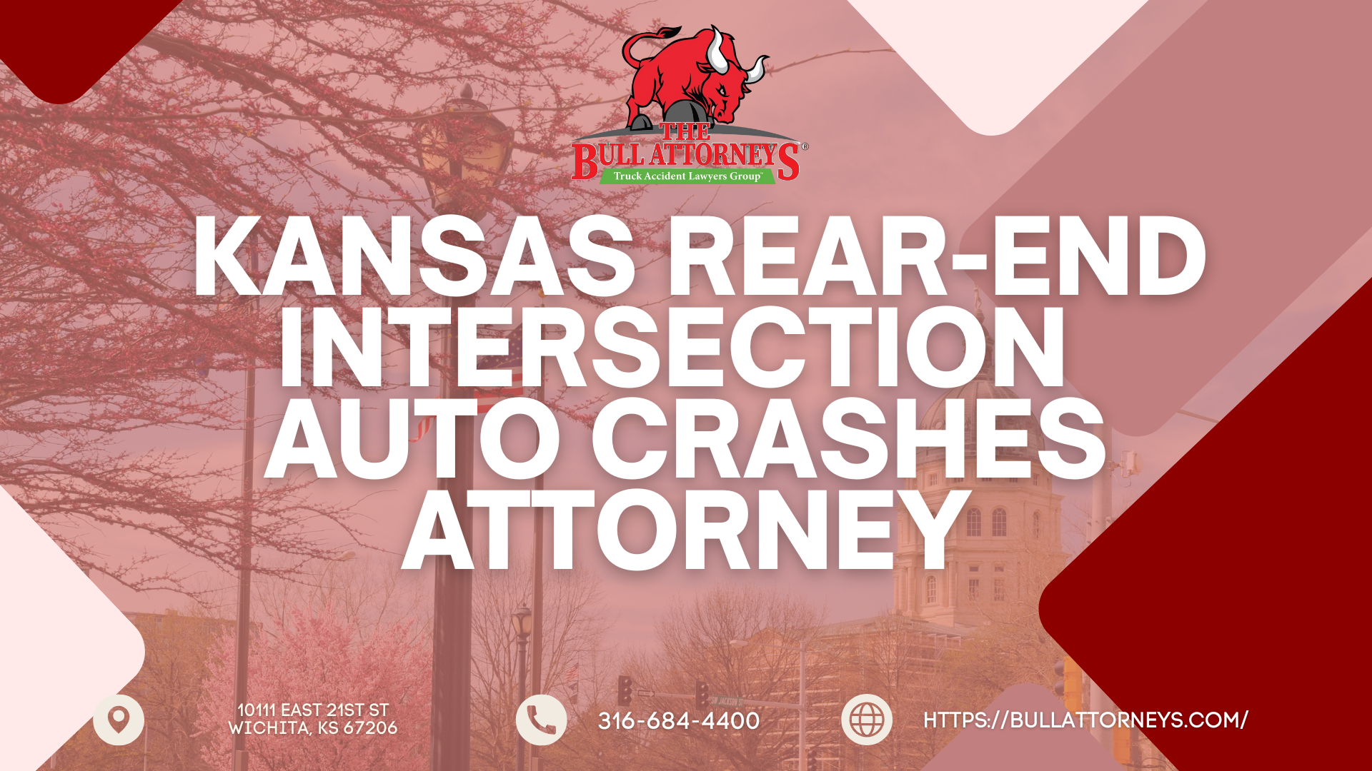 Brad Pistotnik Injury Lawyers & Bull Attorneys Handle Rear-End, Intersection Auto Crashes in Overland Park & Topeka
