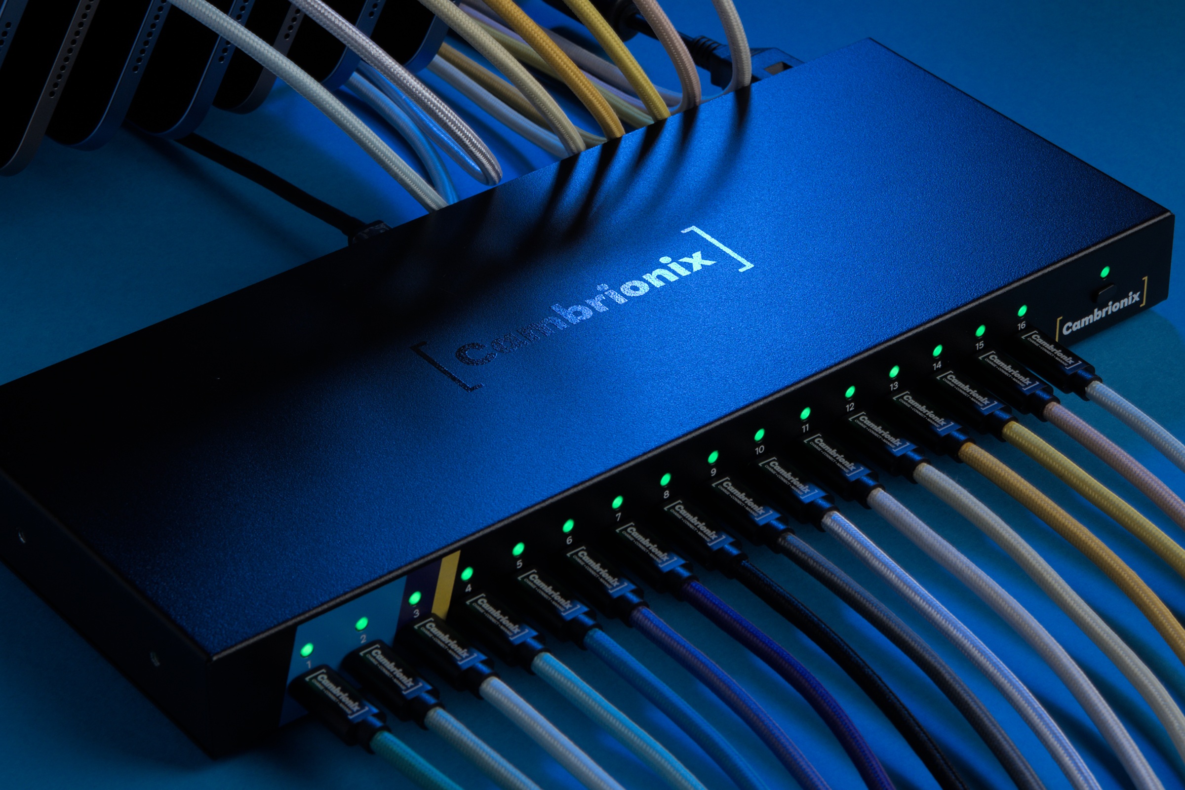 Cambrionix Unveils World’s Fastest Enterprise USB Hub – Cutting Mobile Device Testing Time from Hours to Minutes