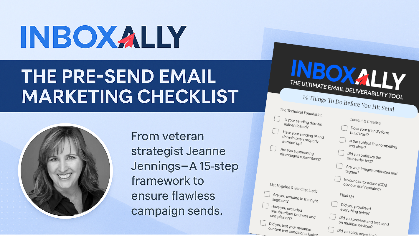InboxAlly Unveils Expert-Developed 15-Step Pre-Send Email Marketing Checklist to Eliminate Costly Mistakes