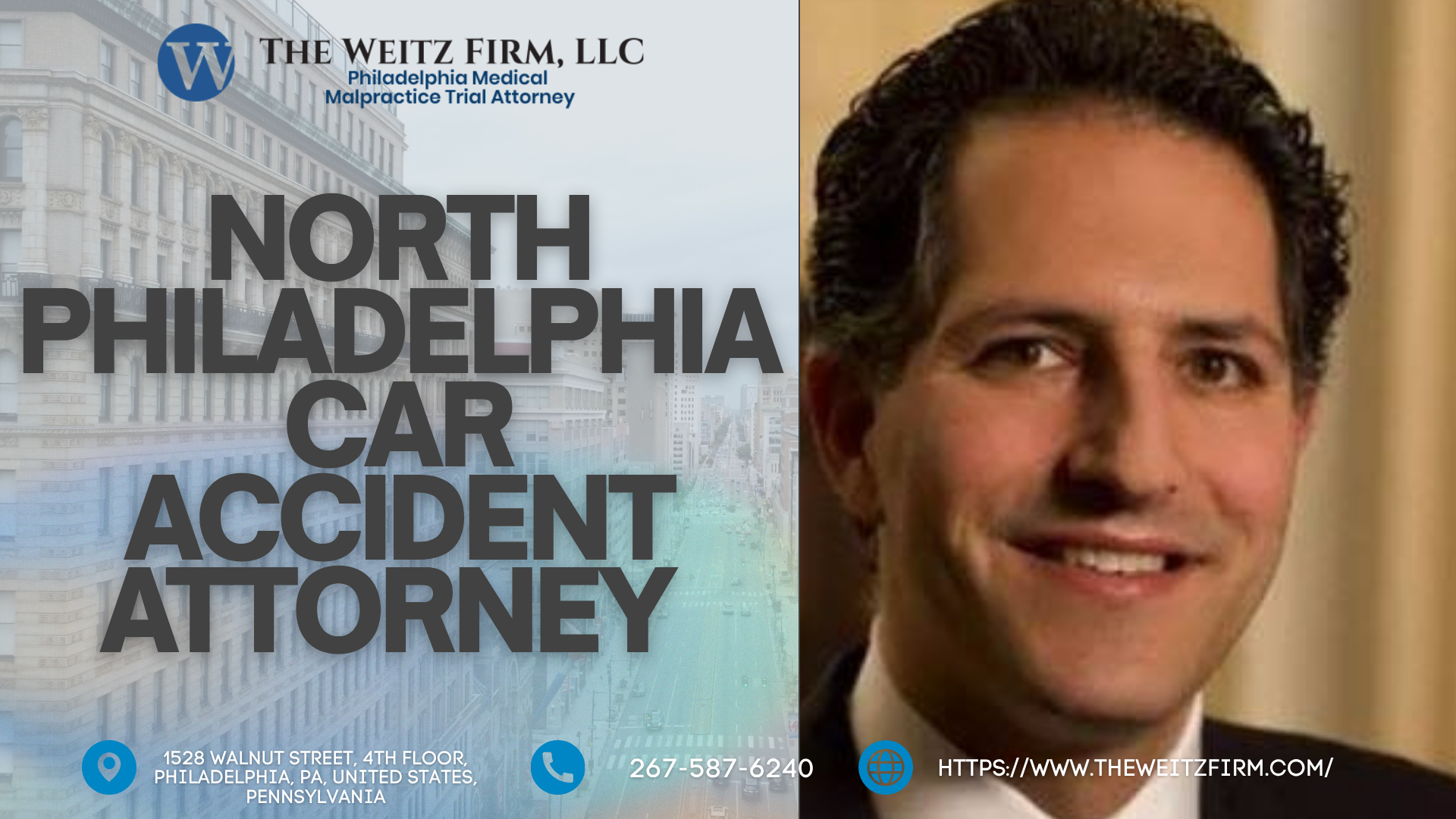 Car Accident Services Debut in North Philadelphia and Strawberry Mansion with The Weitz Firm - Free Consults