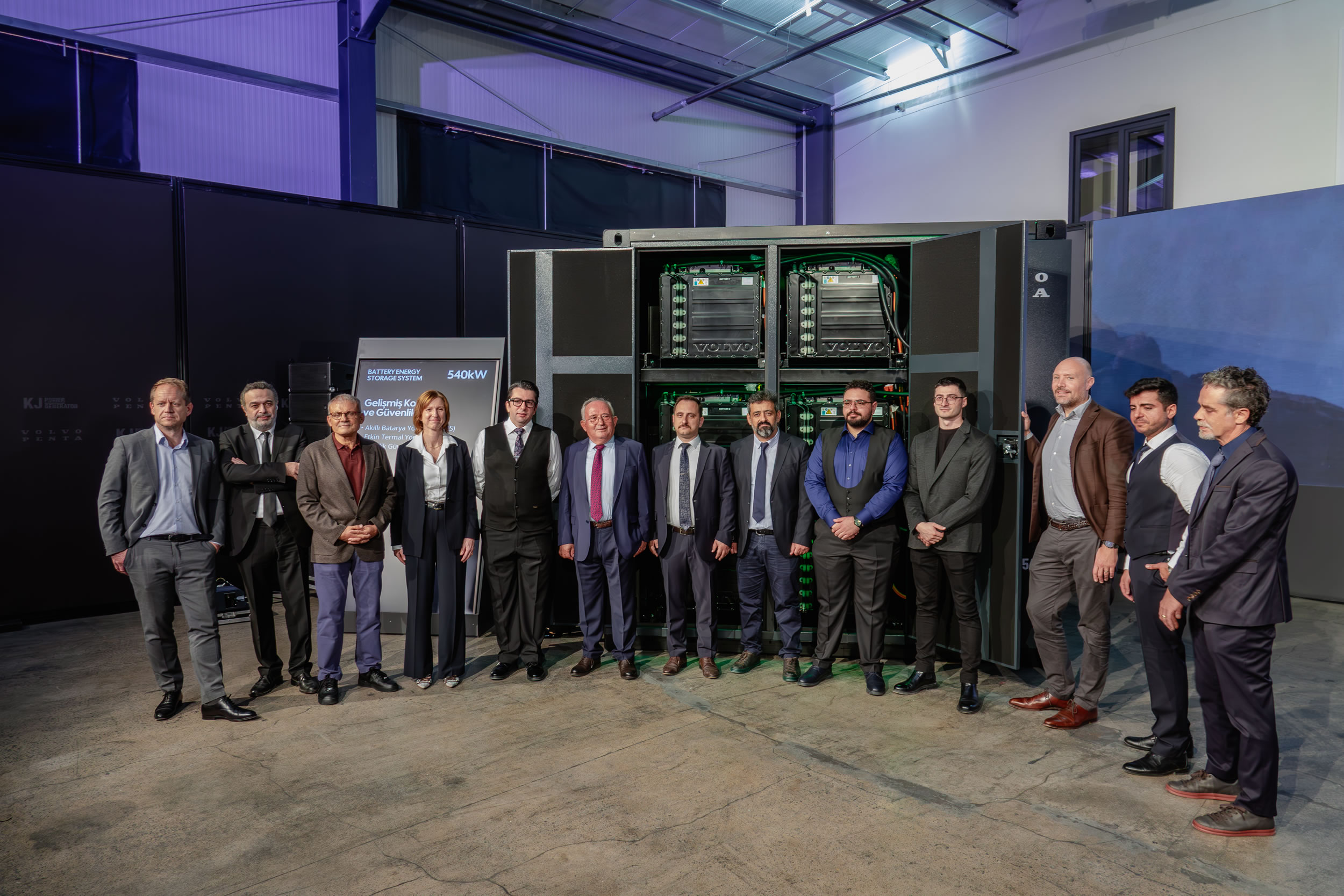 KJ Power Generator and Volvo Penta Partner on 540 kWh BESS