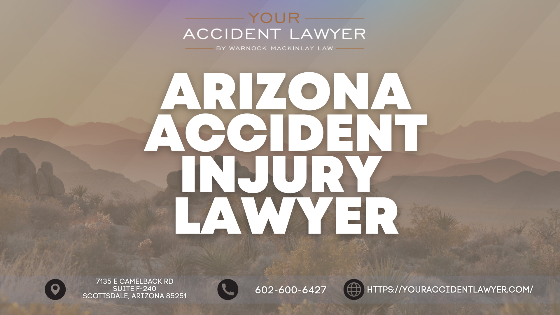 Arizona Injury Lawyer Warnock Law Takes on Uber, Lyft, and Pedestrian Accidents in Glendale, Yuma, and Mesa