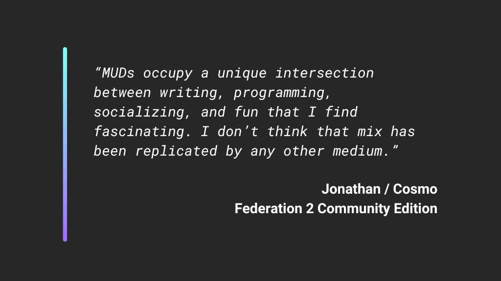 Writing Games highlights Federation 2 CE, a player-run revival of a space trading classic