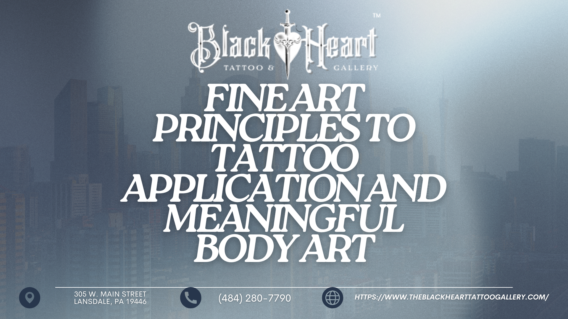 Black Heart Tattoo & Gallery in Lansdale, PA Brings Fine Art Principles to Tattoo Application and Meaningful Body Art