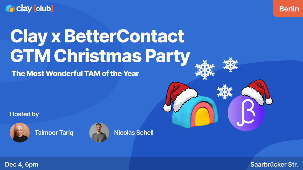AI-Powered Waterfall Enrichment Platform BetterContact Announces Partnership with Clay for Berlin GTM Community Event