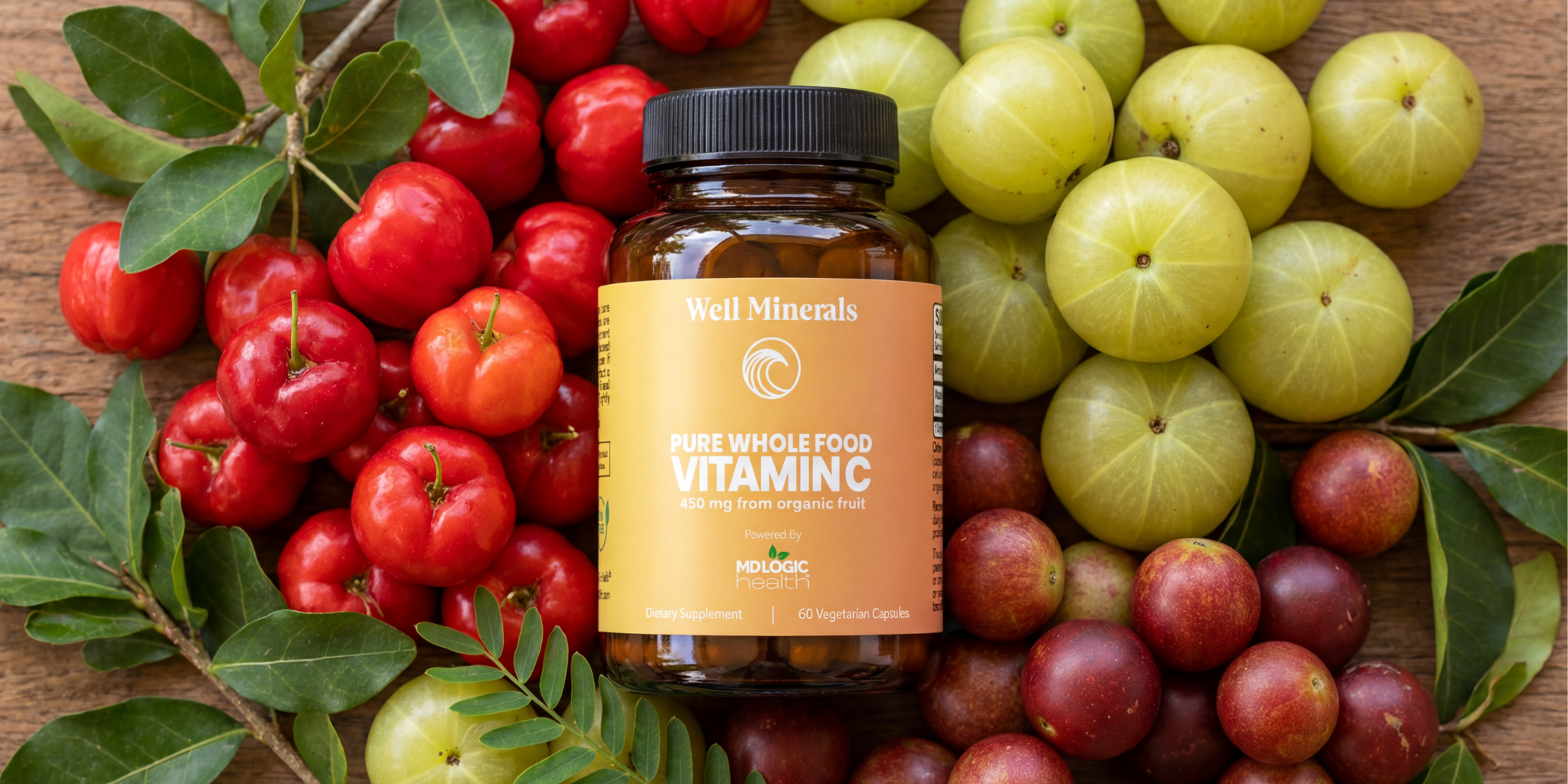 MD Logic Health & Well Minerals Launch Pure Whole Food Vitamin C, a Premium, 100% Natural Vitamin C Supplement Sourced Exclusively from Organic Fruit