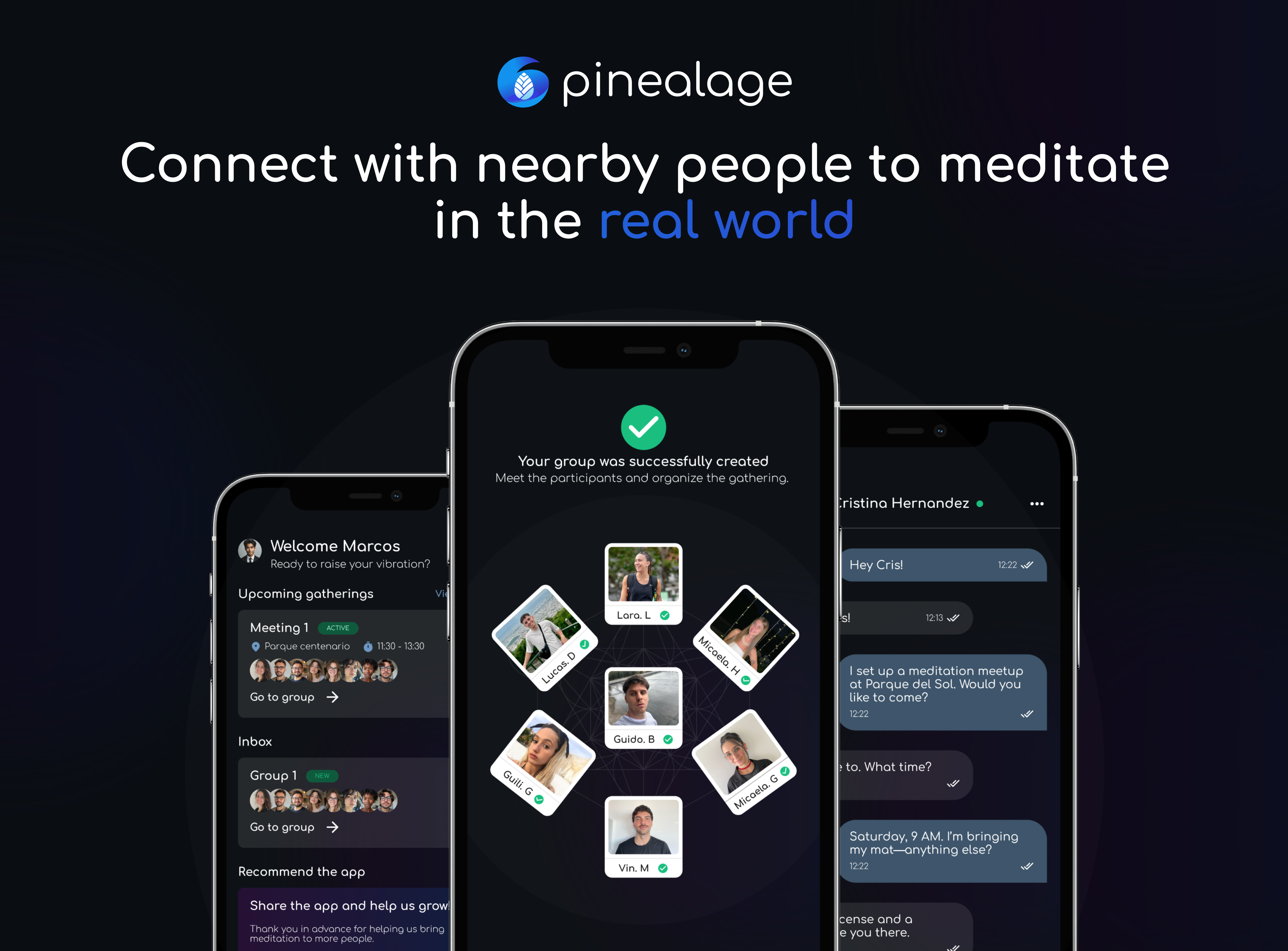 Pinealage Revolutionizes Social Connection with New App for Group Meditation