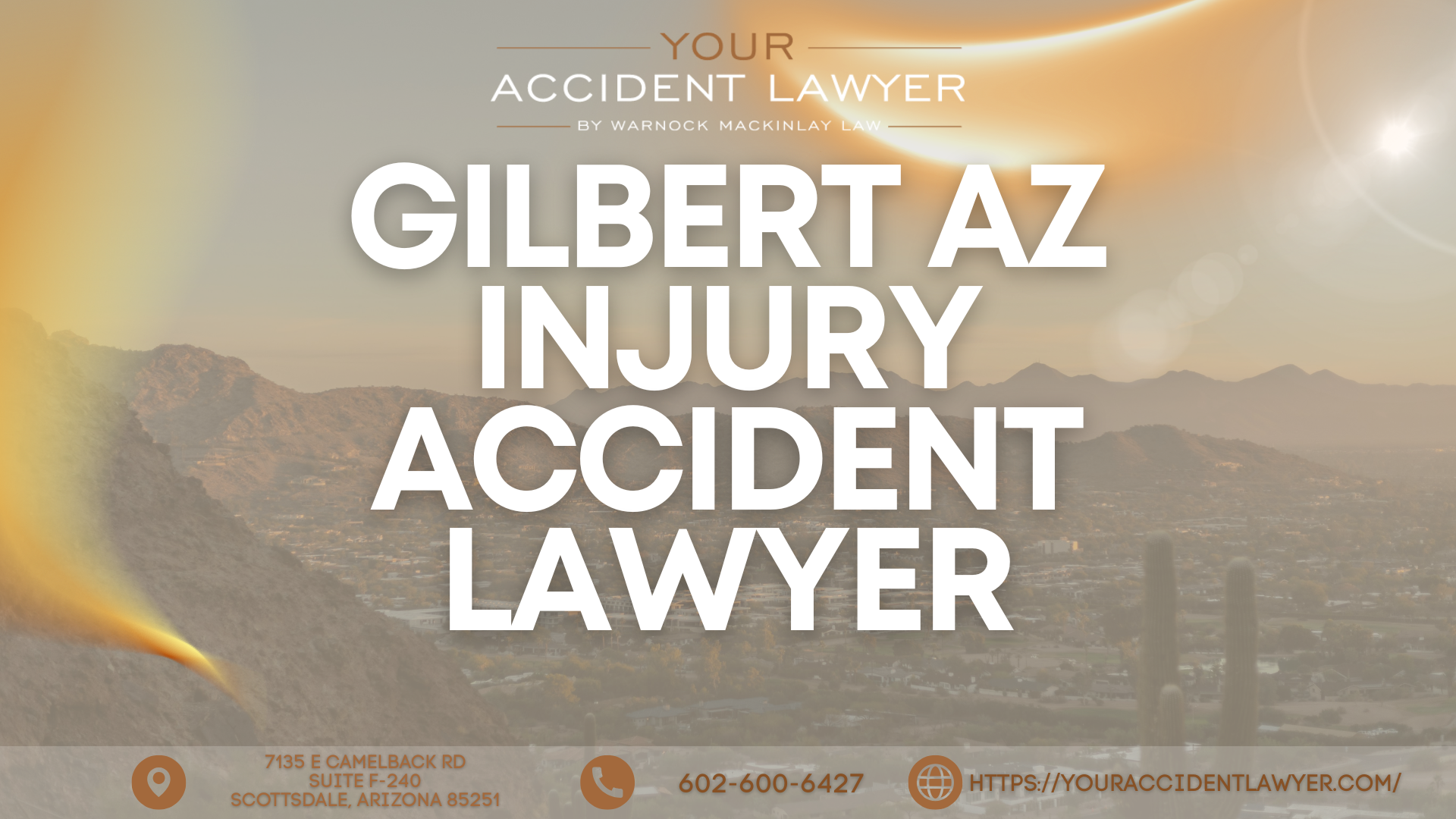 Gilbert Injury Law Firm Warnock Law Expands Focus on Motorcycle, Rideshare, and Pedestrian Accident Victims in Scottsdale, Peoria, and Tempe