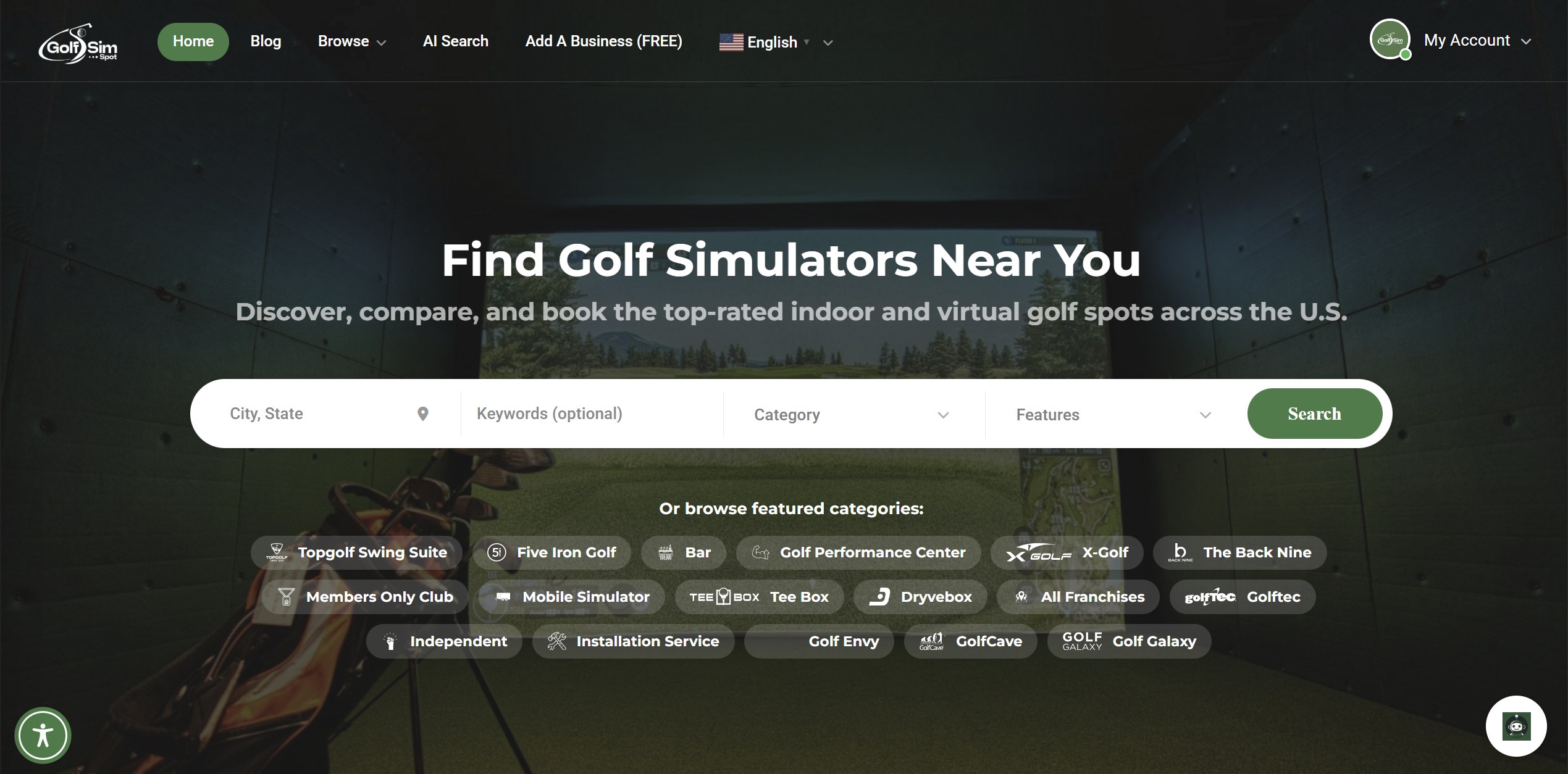GolfSimSpot Debuts as the First AI-Enhanced Directory Dedicated to the U.S. Indoor Golf Industry