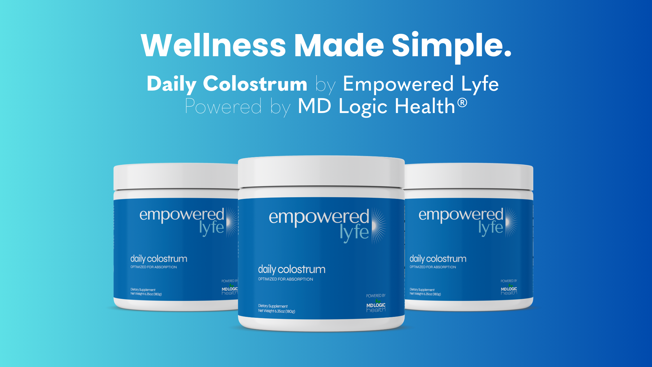 Kristen Boehmer of Empowered Lyfe Partners with MD Logic Health to Launch Daily Colostrum,  an Advanced Low Molecular Weight Bioactive Colostrum