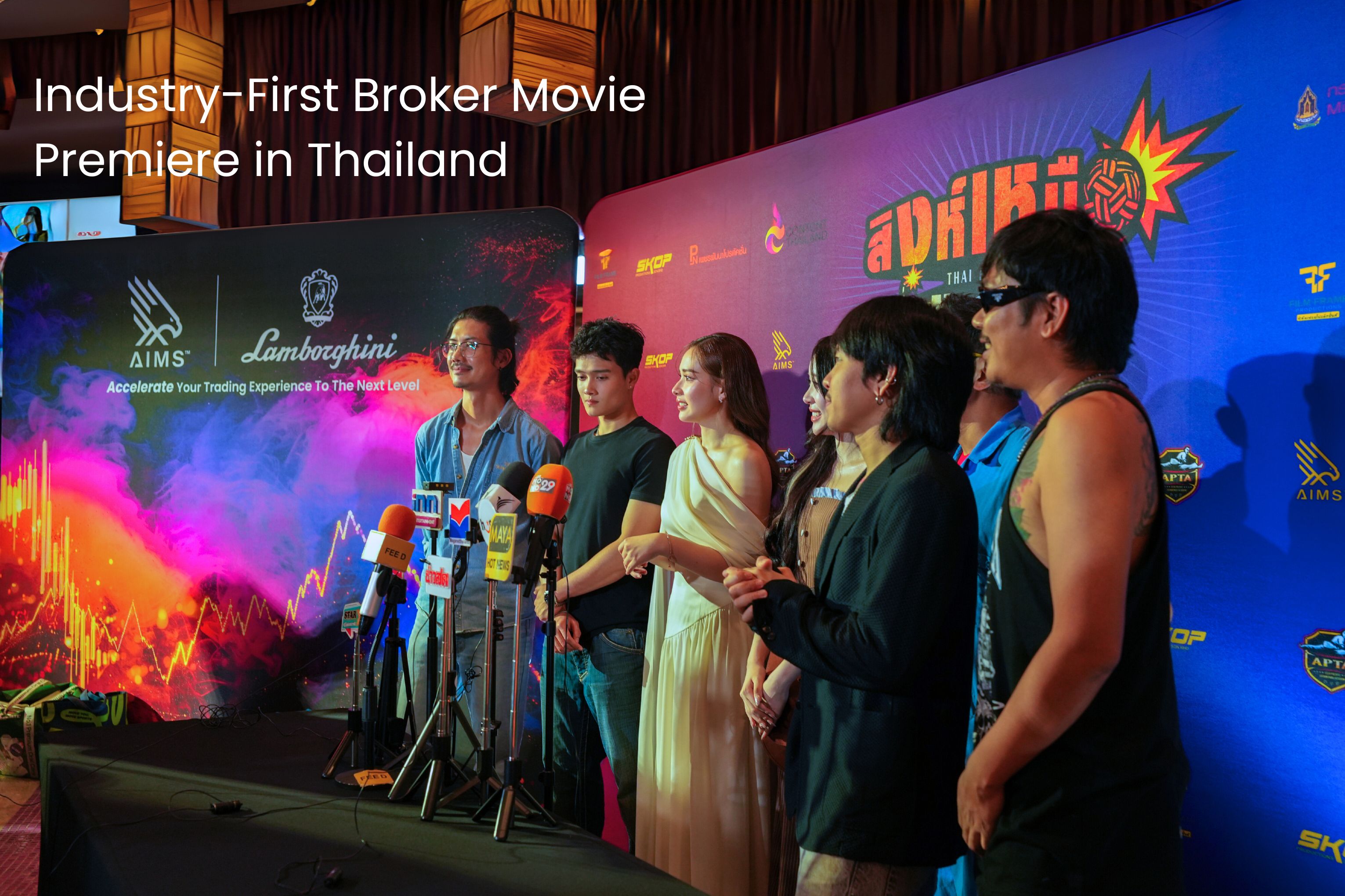 AIMS Accelerates Regional Momentum with Lamborghini Launch and Industry-First Broker Movie Premiere in Thailand
