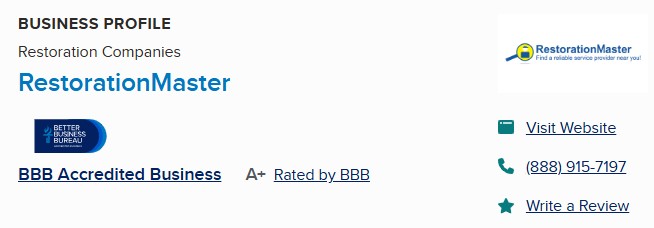 RestorationMaster Achieves Better Business Bureau Accreditation, Reinforcing Commitment to Trust and Transparency