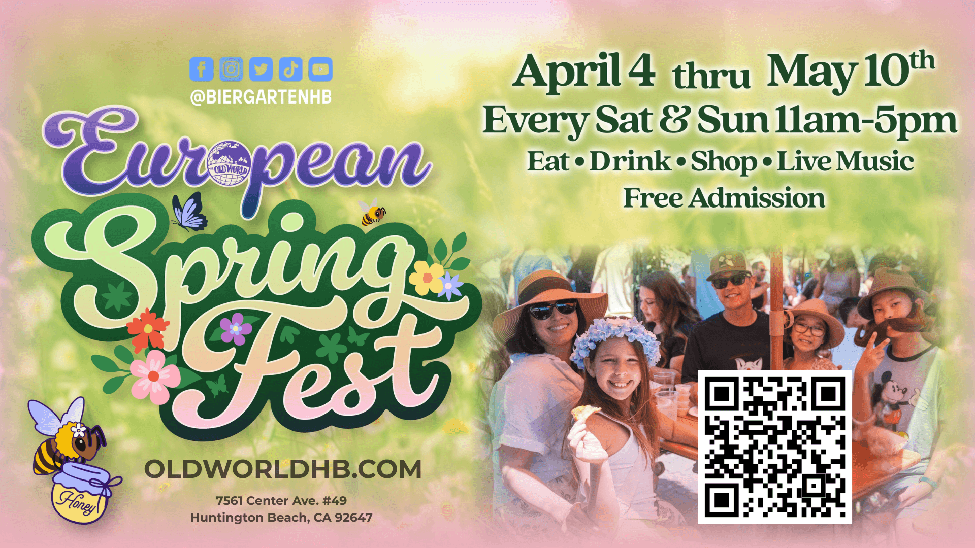European Spring Fest 2026 at Old World Huntington Beach Opens Easter Weekend, April 4 Through May 10