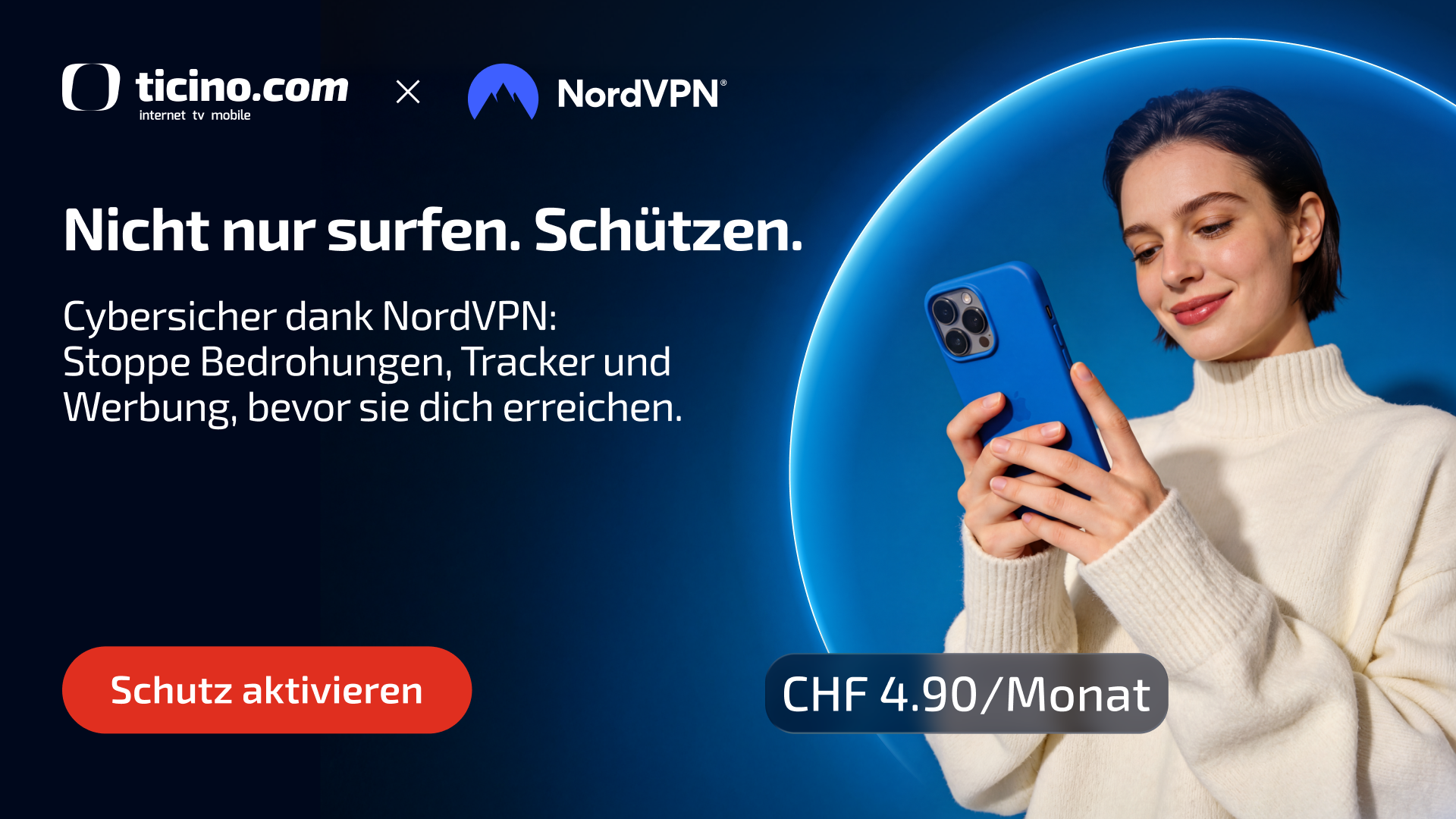 Ticinocom SA announces Ticinocom SA kündigt Partnerschaft mit NordVPN an und bringt Cyber Secure für Schweizer Kundinnen und Kunden auf den Markt