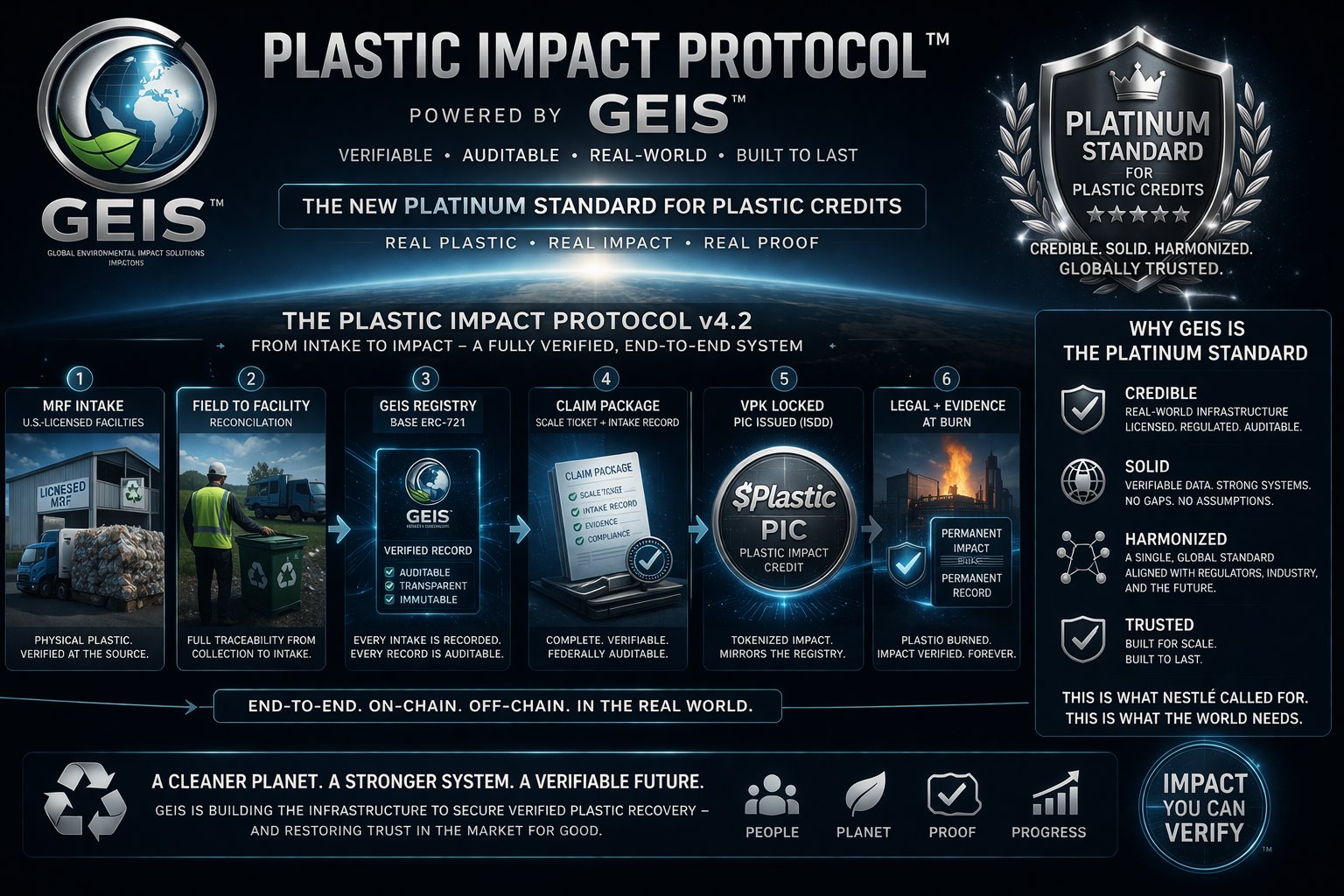 The Plastic Credits Market has Been Asking for a Governing Standard: GEIS Built it | EarthX Recognized It