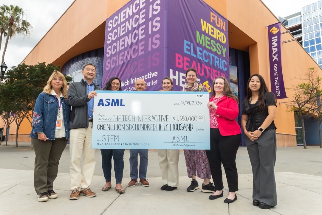 The Tech Interactive Receives $1.65 Million ASML Grant to Expand STEM Access