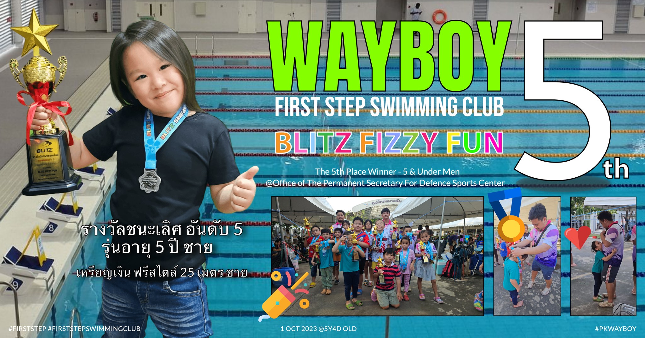 PKWAYBOY ACADEMY announces PKWAYBOY ACADEMY Celebrates Young Swimmer's Resilience and Growth