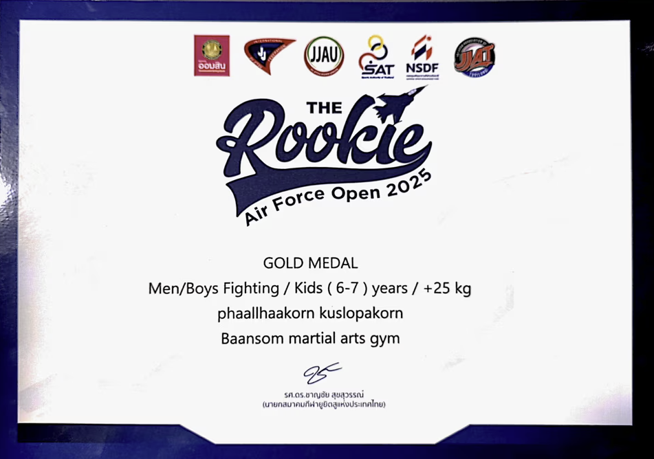 PKWAYBOY ACADEMY Celebrates Wayboy's First-Ever Achievement in Jiu-Jitsu Competition