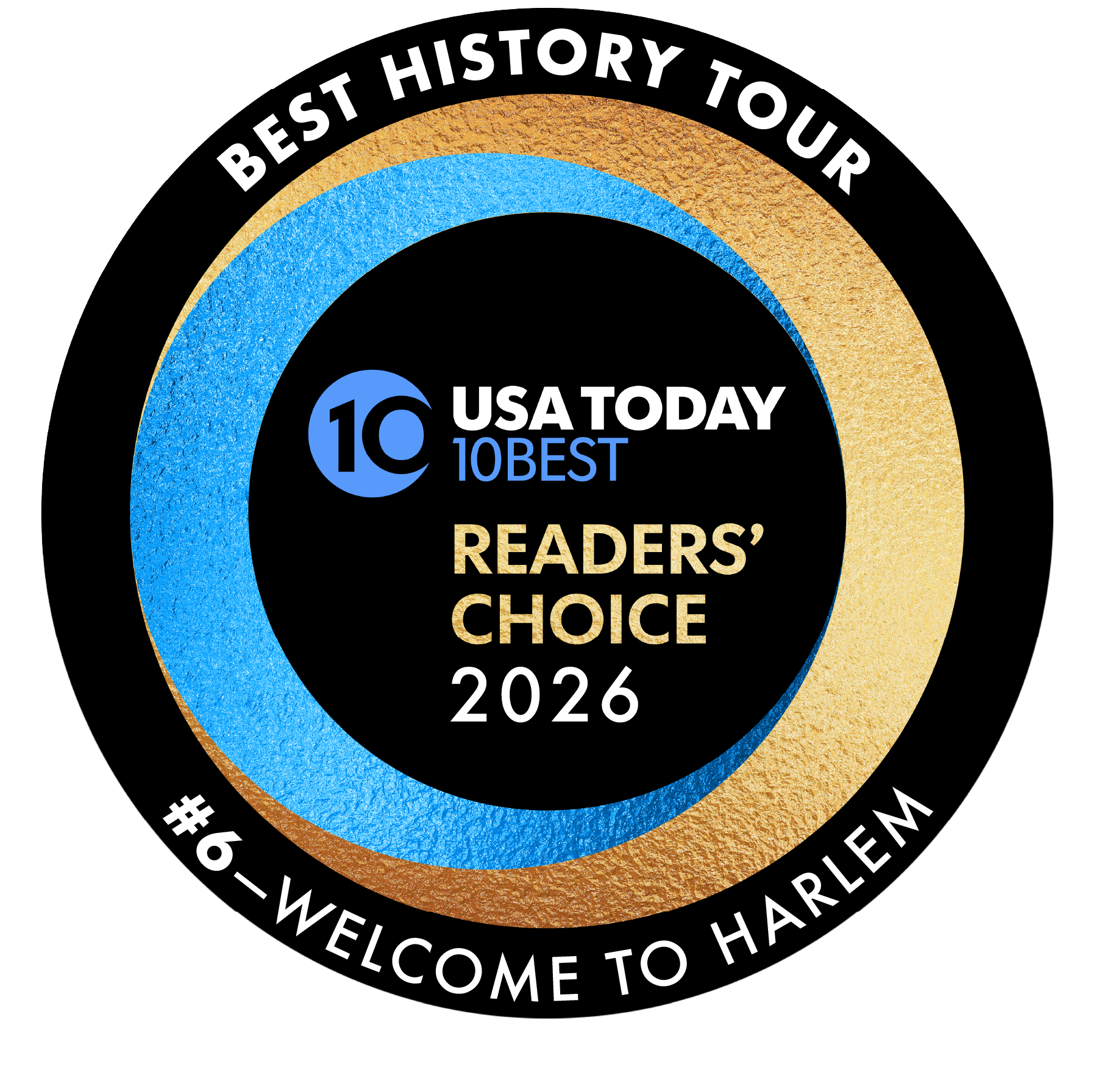 Welcome to Harlem Named #6 Best History Tour in the United States by USA TODAY 10Best
