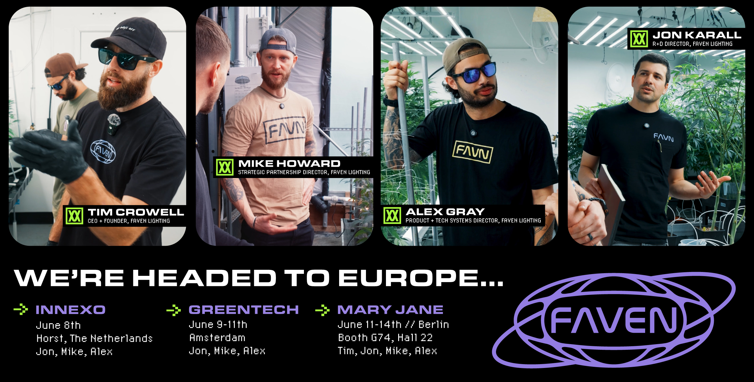 Faven Lighting Announces 2026 European Event Tour