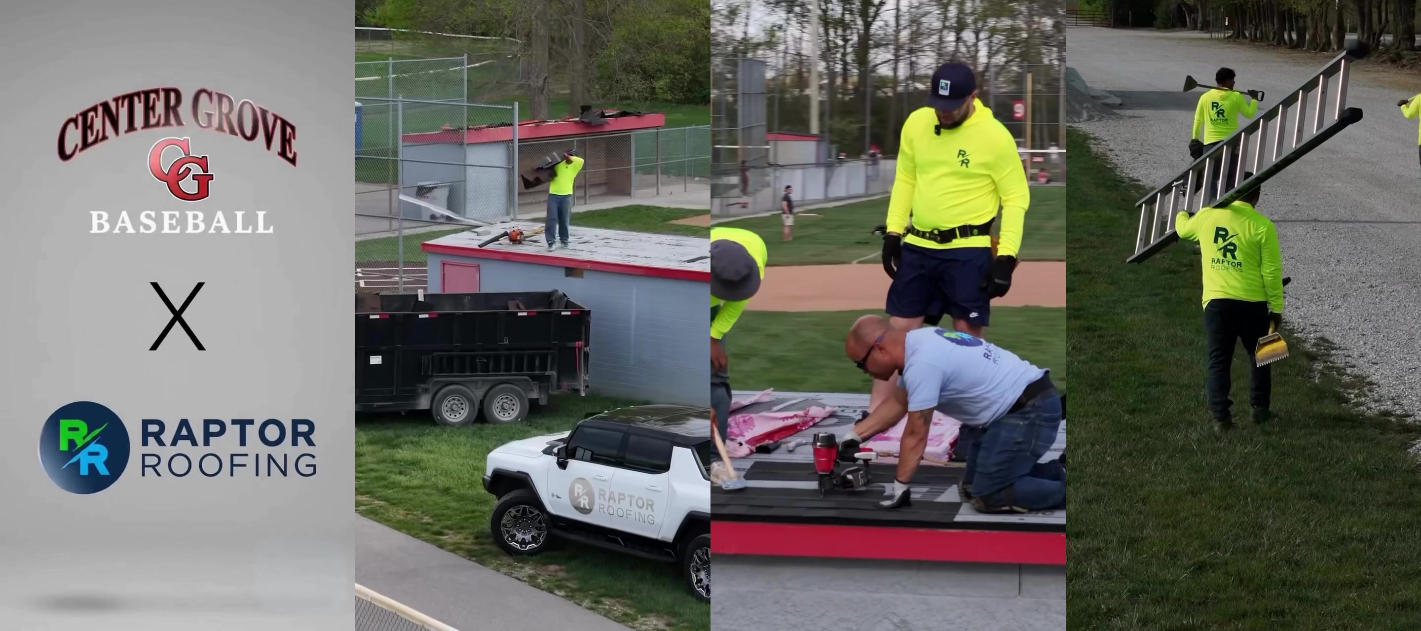 Raptor Roofing Expands Support for Center Grove Athletics Through Golf Outing Sponsorship and Dugout Roofing Project