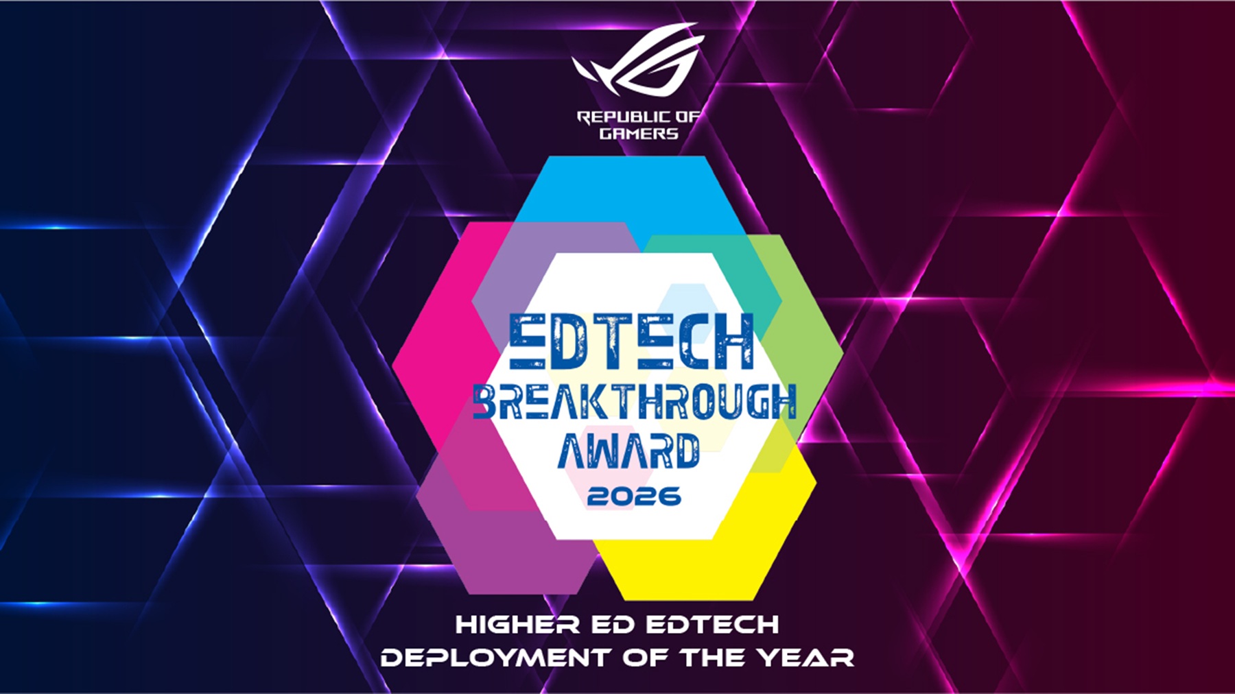 ASUS Republic of Gamers Wins 2026 EdTech Breakthrough Award 
