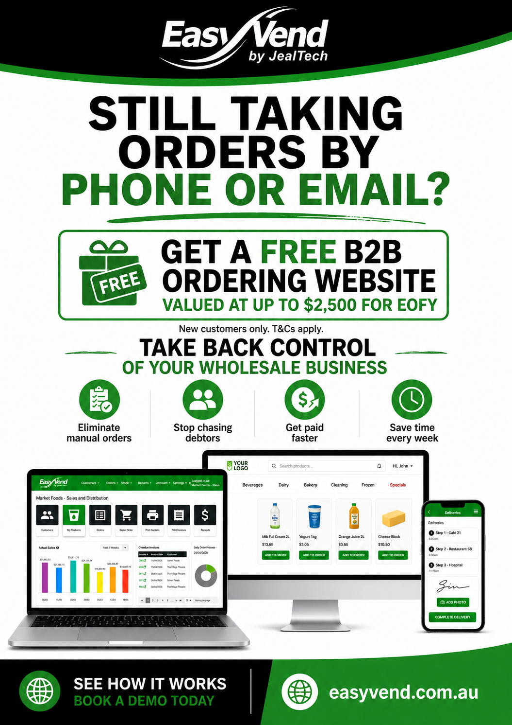 EasyVend Announces EOFY Promotion Featuring Website Package Valued at Up to $2,500 for New Clients