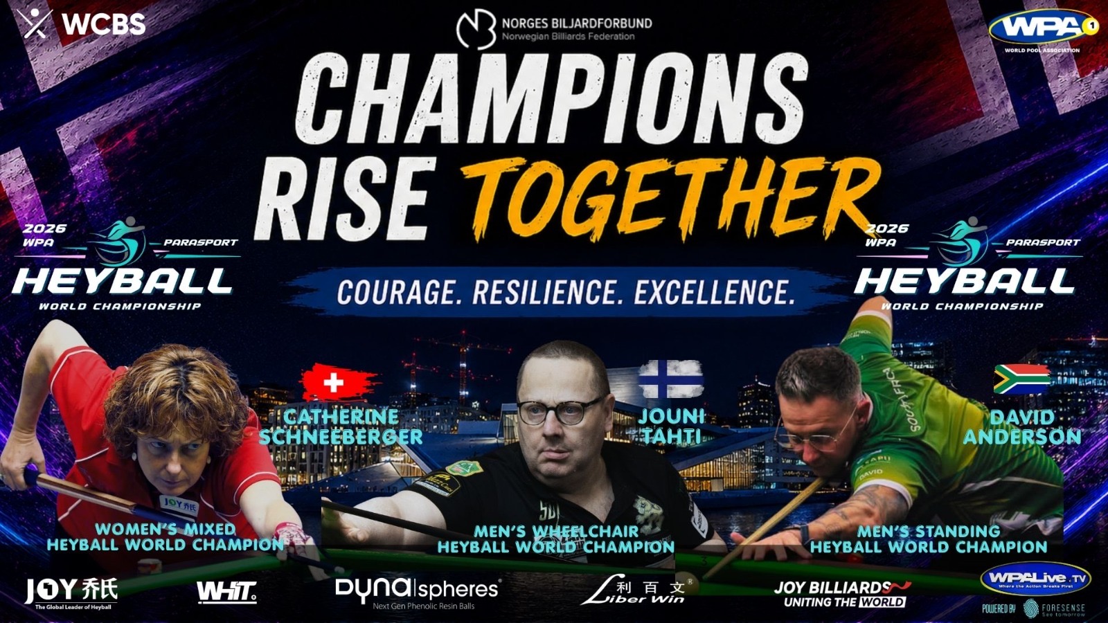 World Pool Association Celebrates Historic Conclusion of Junior and Parasport Heyball World Championships in Oslo