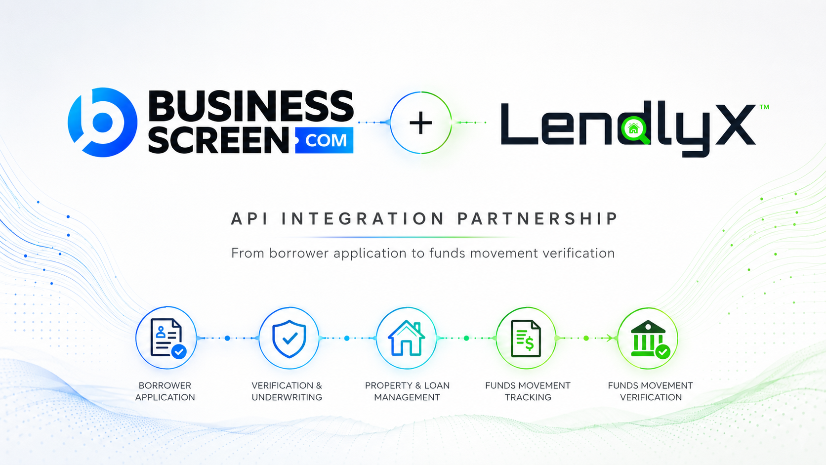 LendlyX and Business Screen Announce API Integration to Create End to End Verification Workflow for Private Lenders