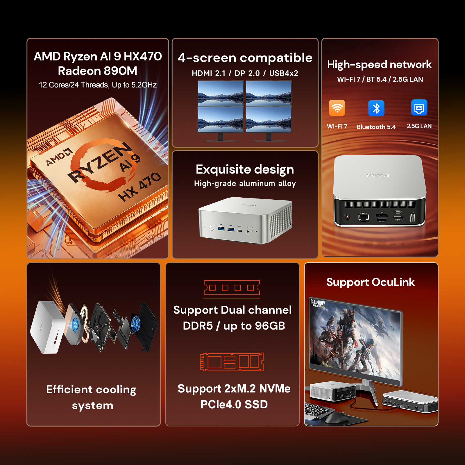 Next-Gen AI Powerhouse: Reatan Announces Global Launch of Reatan X8 Mini PC Powered by AMD Ryzen AI 9 HX 470 Processor