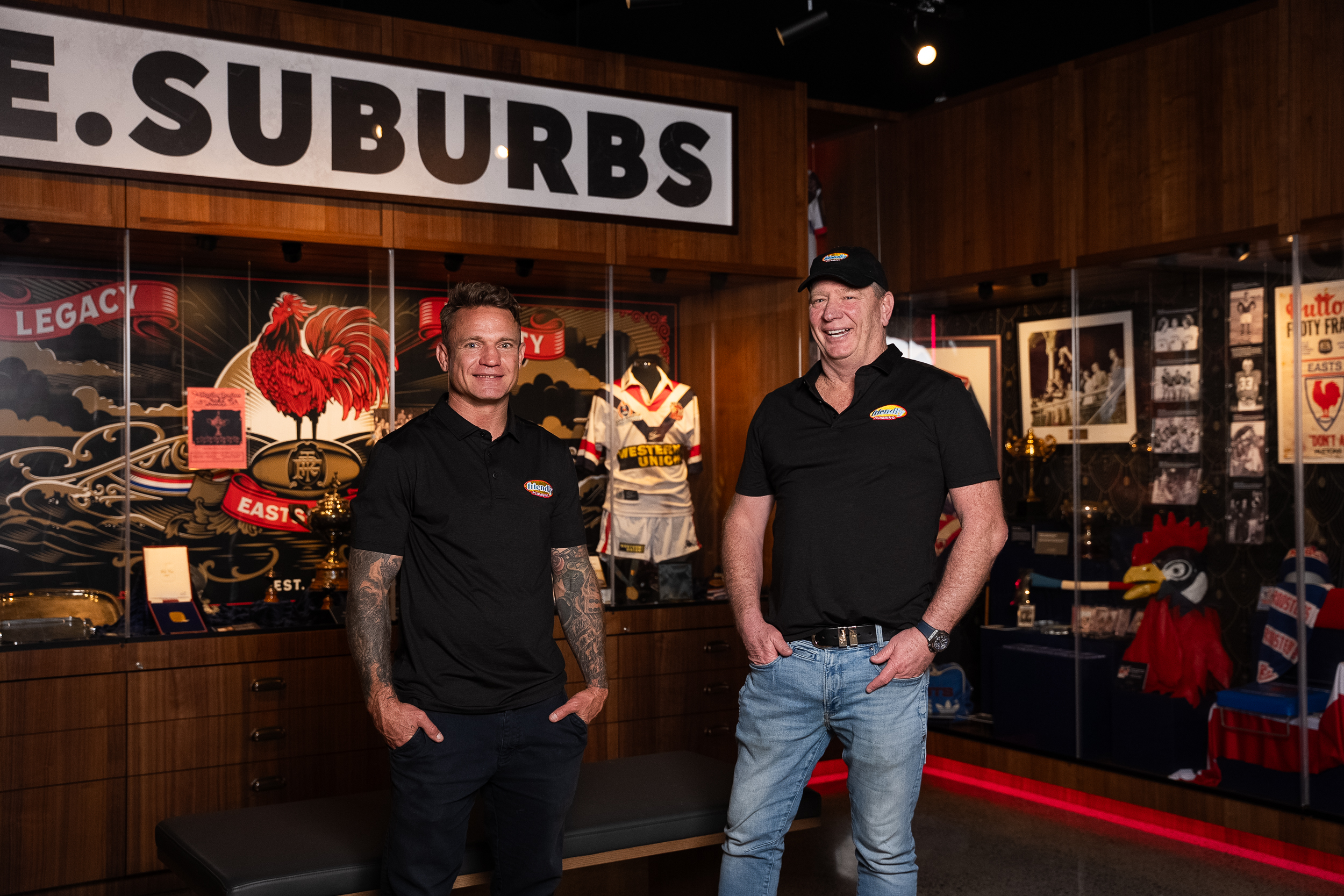 Friendly Plumbing Partners With Sydney Roosters to Support Forever Roosters Day