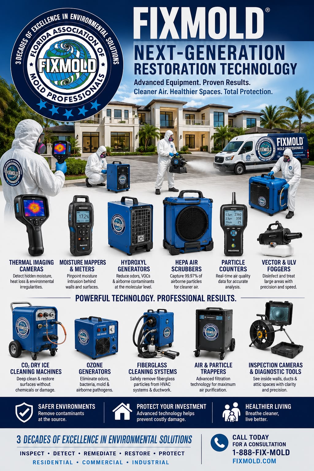 FixMold Unveils Its Most Advanced Mold Removal and Mold Inspection Technology Suite