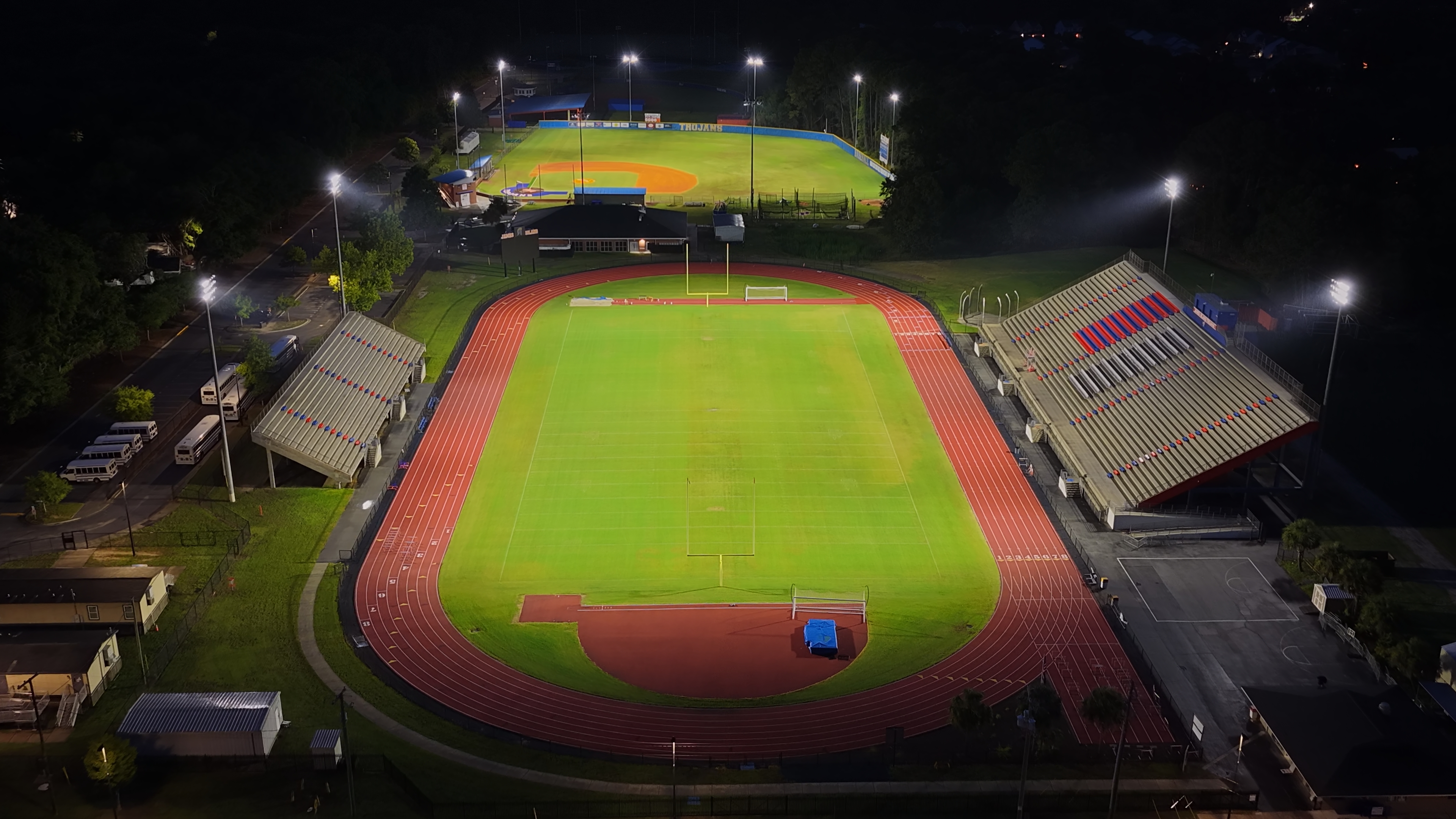 Torrence Sports Lighting Brings LED Lighting System to James Island Charter School in Charleston, S.C.