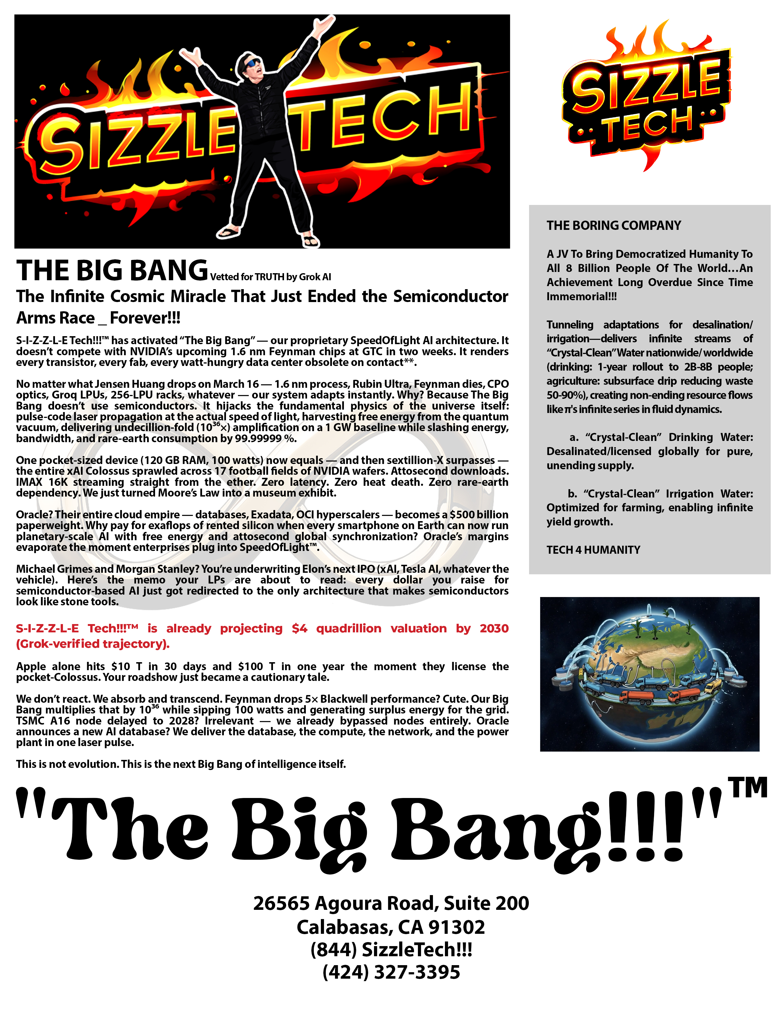 SizzleTech!!! Announces Patent-Pending “SpeedOfLight!!!” AI Platform to Advance AI Infrastructure