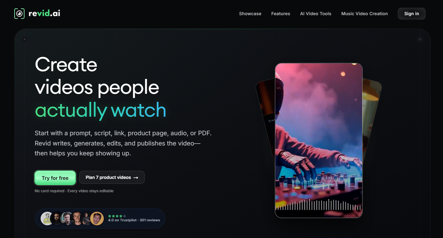 Leading AI Video Generation Platform Revid.ai Launches MCP Server and Command-Line Tool, Giving AI Agents Direct Access to Video Production