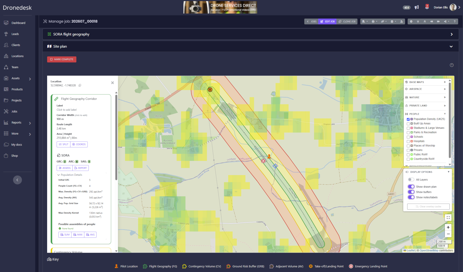 Dronedesk launches first fully automated SORA implementation, a key enabler for BVLOS drone operations