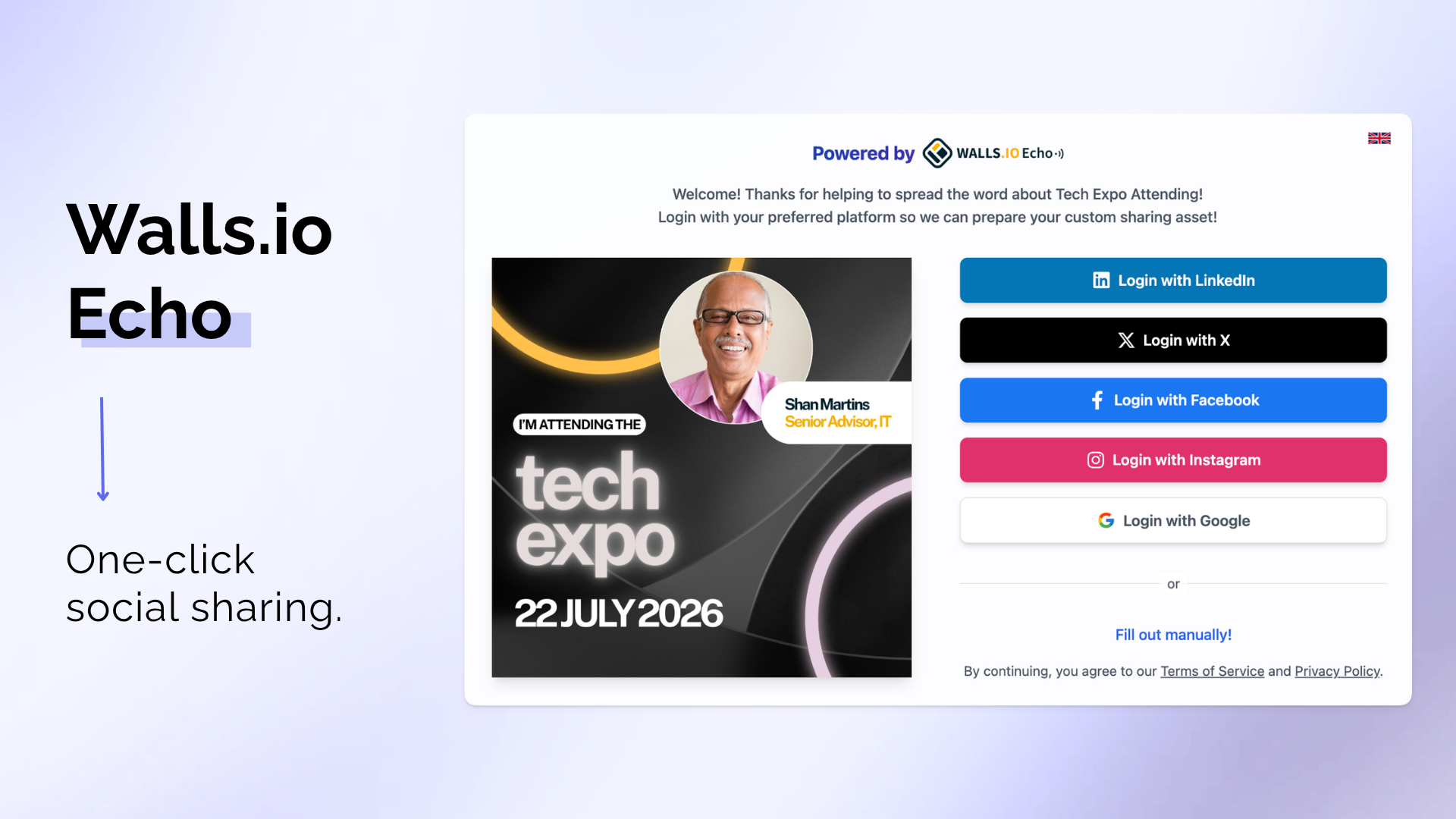 Walls.io Echo Turns Attendees, Speakers, and Sponsors Into Measurable Event Promotion