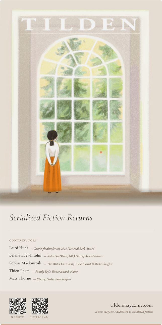 Tilden Reaches Third Issue With Award-Winning Lineup of Serialized-Fiction Writers