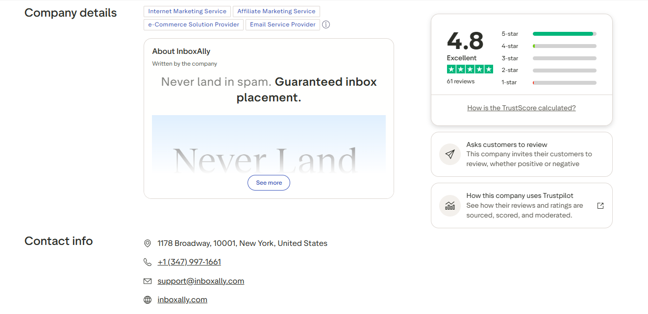 InboxAlly, Leading Email Deliverability Platform, Surpasses 100 Verified Customer Reviews with Stellar Ratings on G2 and Trustpilot