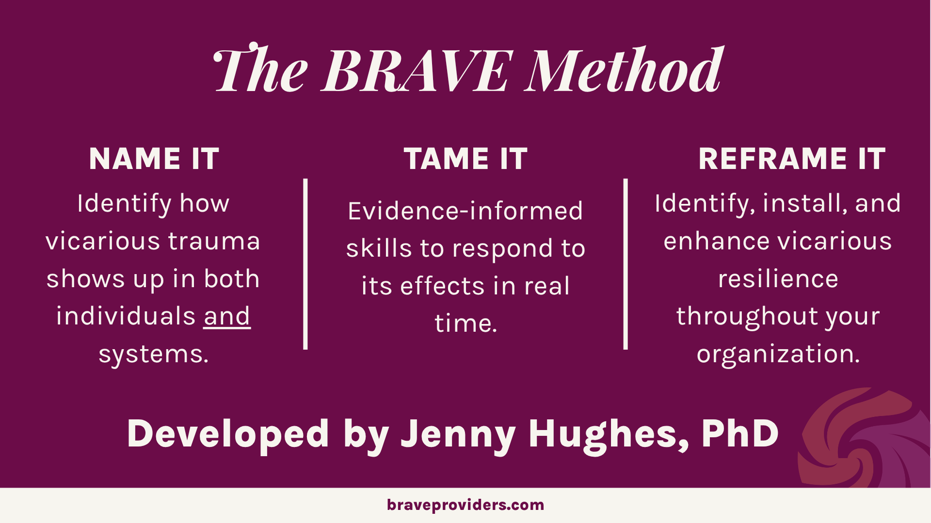 BRAVE Providers, LLC Launches The BRAVE Method, an Organizational Training Program Addressing Vicarious Trauma and Resilience in Trauma-Exposed Organizations